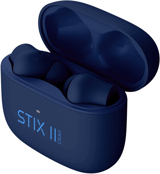 Veho STIX II Pro True Wireless Hoofdtelefoons Draadloos In-ear Gesprekken/Muziek/Sport/Elke dag Bluetooth Blauw