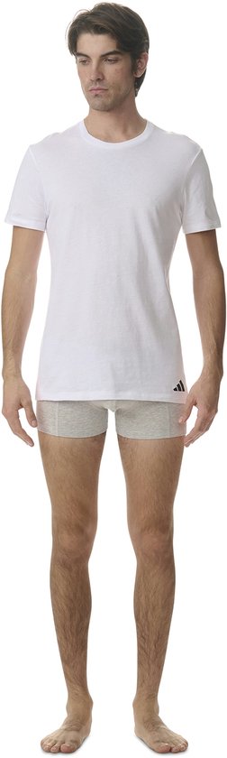 adidas Sportswear 3PK Crew Neck Shirt - Active Core Cotton - Onderbroek Mannen - 3x wit