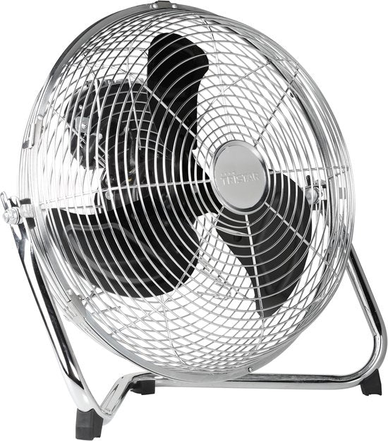 Tristar Vloerventilator 35 cm – Metalen Behuizing – Boxventilator – 3 Snelheden – 85° Oscillatie – VE-5937