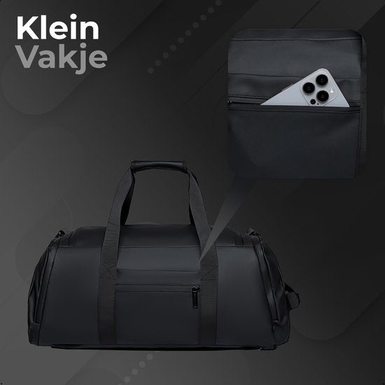Sporttas - Sporttas Heren - Weekendtas Heren - Sport Tas Met Schoenenvak - Duffel Bag - Fitness Tas