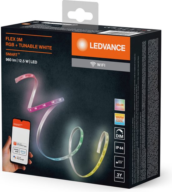 LEDVANCE SMART+ WiFi FLEX OUTD 3M LED strip, wit,12W,790lm