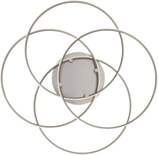 Globo - plafonniere - KOMBOS - staal - metaal - Ø 52cm - LED - 67355-55N