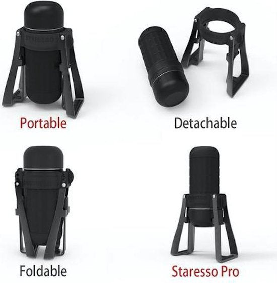 Staresso SP300 Pro - Espresso Handmachine - 2 koppen tegelijk! - tot 20g. Gemalen espresso koffie - 180 ml - 15~20 bar