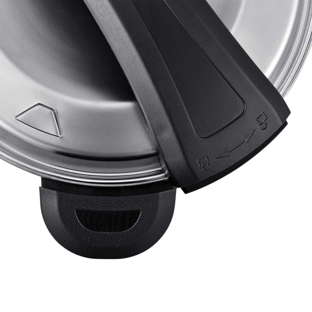 Juskys Glühweinketel 7L - 1500W - warmhoudfunctie - zilver/zwart - 42 cm