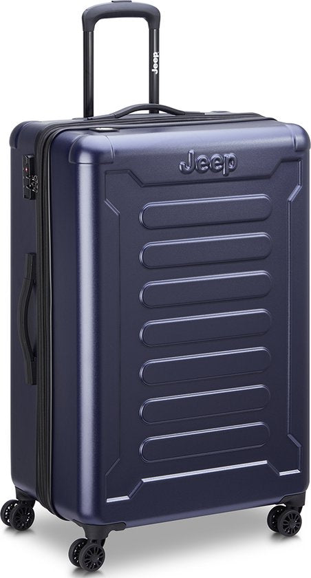 Delsey JH004C 76 cm Vergrootbare Reiskoffer - Blauw