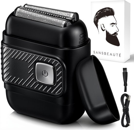 Sansbeauté® Foliescheermes Dubbel Mes - Scheerapparaat Mannen - Elektrisch Scheerapparaat - Hoofd Kaal Scheren - Fade