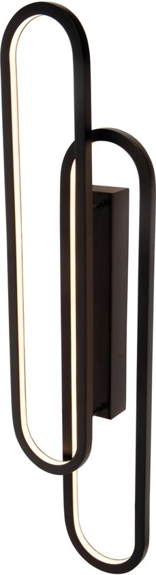 Lucide THELMA - Wandlamp - LED Dimbaar - 1x35W 2700K - Zwart