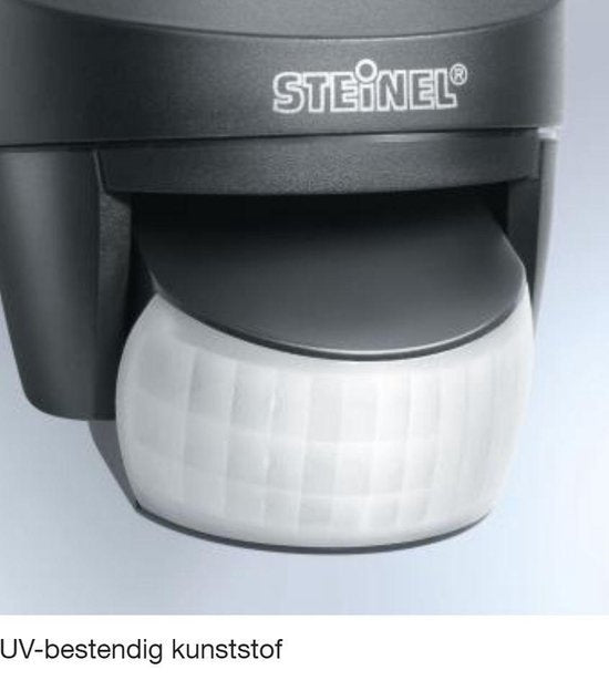 Steinel 140-2 LED PIR Bewegingsmelder/Sensor - Wand Opbouw - Waterdicht IP54 - Zwart