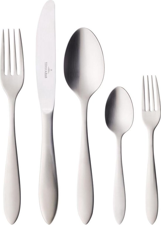 Villeroy & Boch Arthur Bestekset - 68 delig - Geborsteld RVS