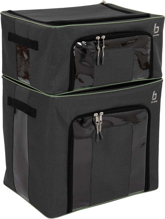 Bo-Camp - Opbergbox - Opvouwbaar - 2 Stuks - 2 Maten