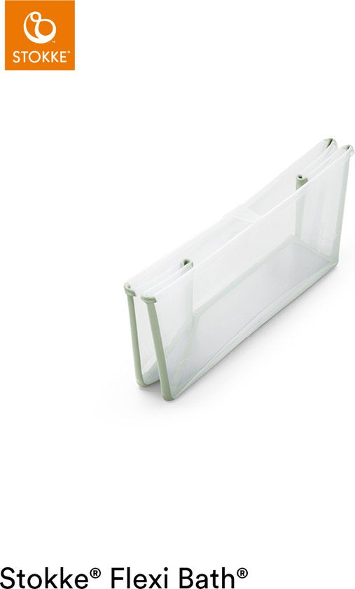 Stokke® Flexi Bath® X-Large set - Flexi Bath® XL + Newborn Support - Transparant groen