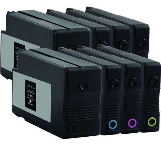 953 XL | 8 Pack | Huismerk | Cartridges voor HP | Gratis 128 GB USB Stick