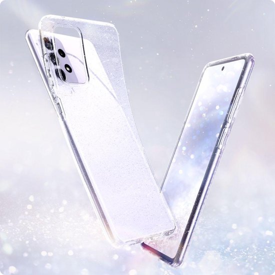 Spigen - Liquid Crystal Samsung Galaxy A72 Hoesje - Glitter/Transparant