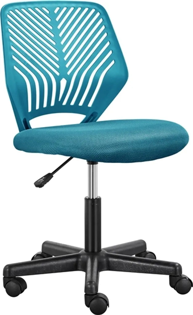 Yaheetech Draaistoel zonder Armleuningen, Turquoise