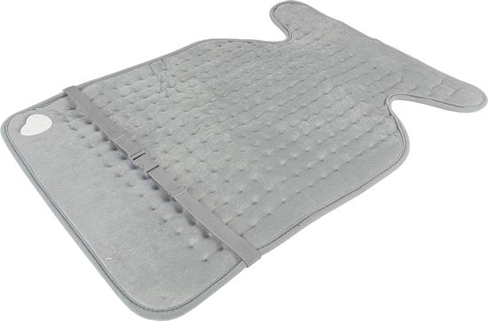 Tomado THP0603G - Elektrisch warmtekussen - 60 x 40 cm - Geschikt voor nek, schouders en rug - Grijs