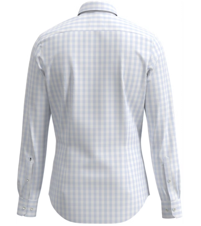 Seidensticker Kent Business Shirt Slim Fit – maat XL – lichtblauw
