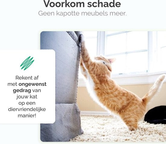 Gopets Krabpaal Katten - Cactus Krabpaal met Touw - Krabplank modern design - Krabmeubel met Speeltje - 65cm