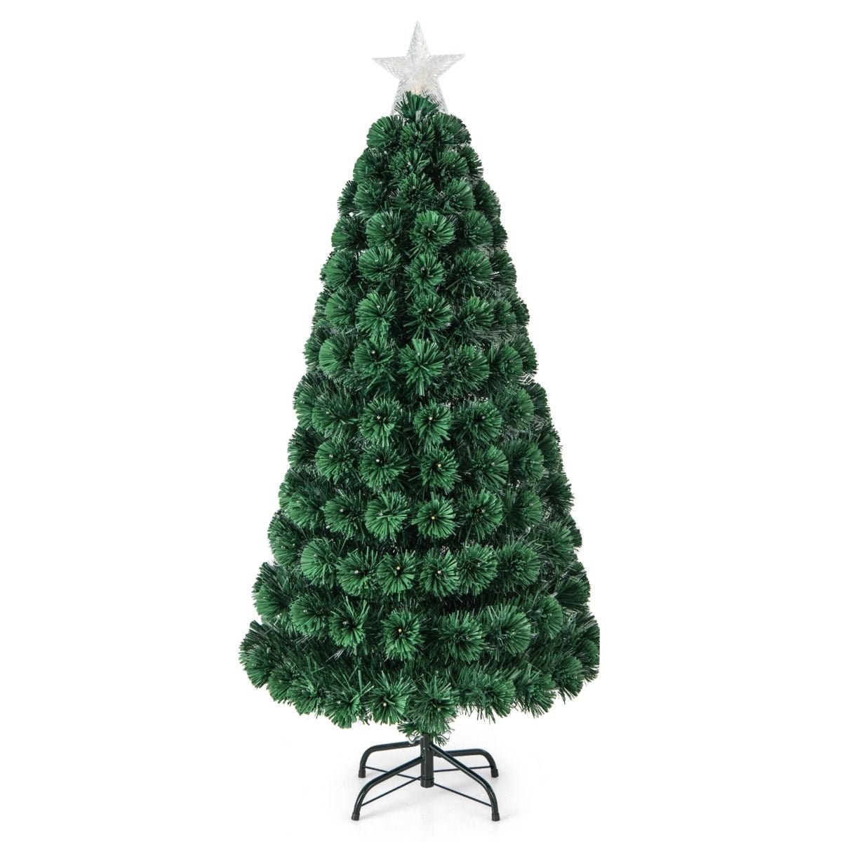 Coast Kunstkerstboom met Warm Witte LED-lampjes en Verlichte Ster - 150cm
