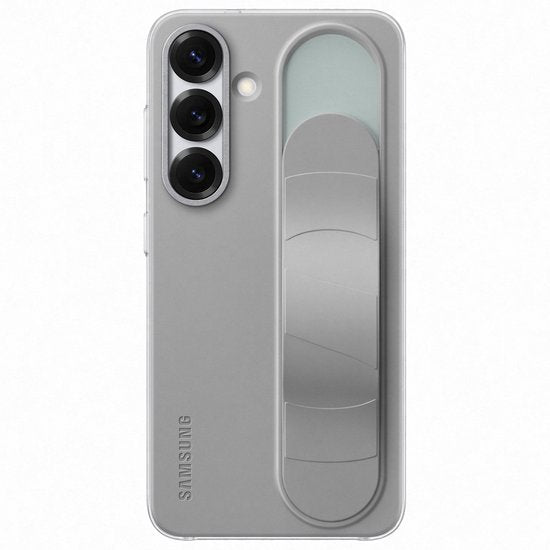 Samsung Galaxy S25 Hoesje - Standing Grip Case - Grijs
