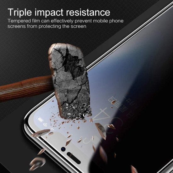 Garpex® Gehard film HD anti-vingerafdruk Glasbeschermer voor iPhone 8/11/12