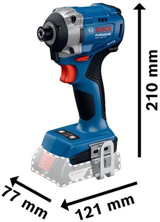 2-gereedschapset 18V GSB 18V-25 + GDR 18V-215 (2 x 4,0 Ah) - BOSCH Professional - 0615A5008D