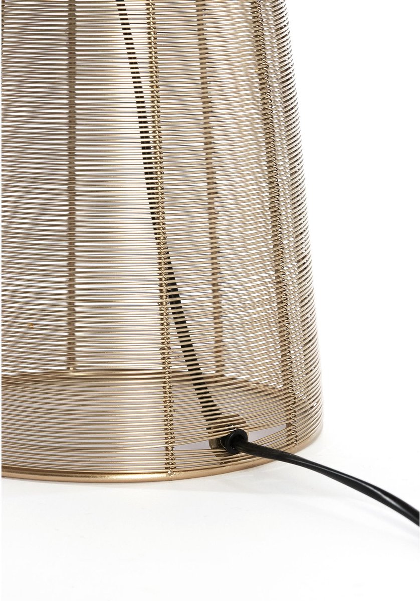 Light & Living Tafellamp Aboso - Goud - Ø24cm - Modern