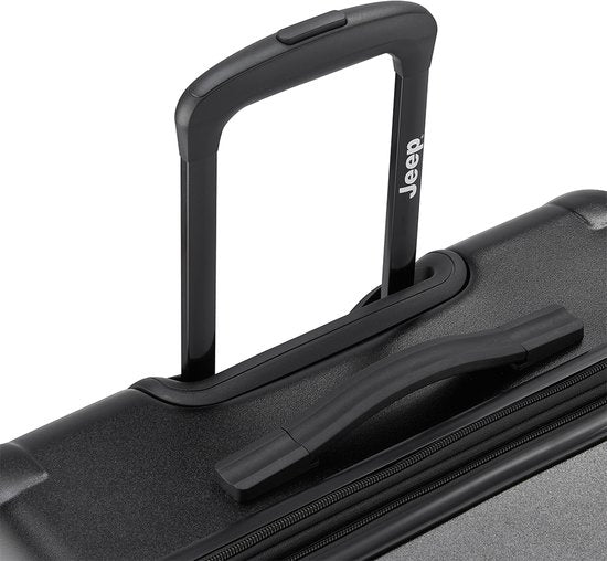Jeep Koffer Extra Large 80 cm Uitbreidbaar Zwart
