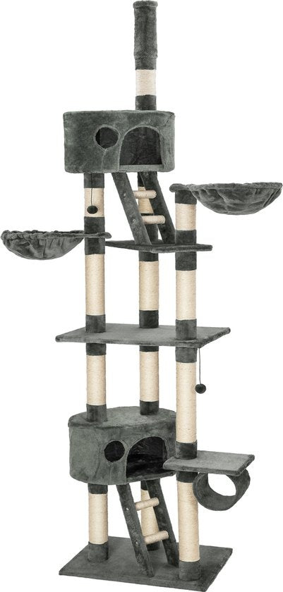 TecTake 401641 Krabpaal - Grijs - 260 cm