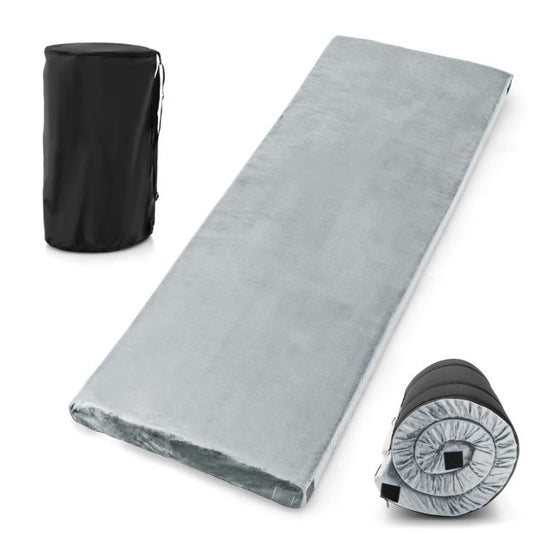 Coast Campingmat - Traagschuim - Oprolbaar - 183 x 63 x 7 cm - Grijs