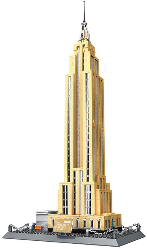 Wange Speelgoed Bouwsets - Gebouw Empire State Building - 5212
