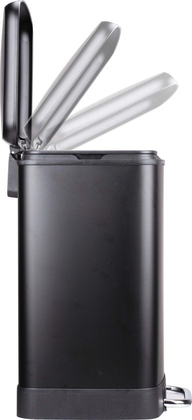 Dirt Devil Pedaalemmer - Prullenbak Afvalscheiding - 2x 12L - Zwart