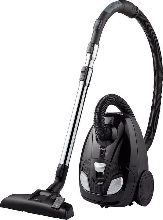 Tomado TVC2002B - Stofzuiger met zak - 2 liter- HEPA 12 filter - Lichtgewicht - Zwart