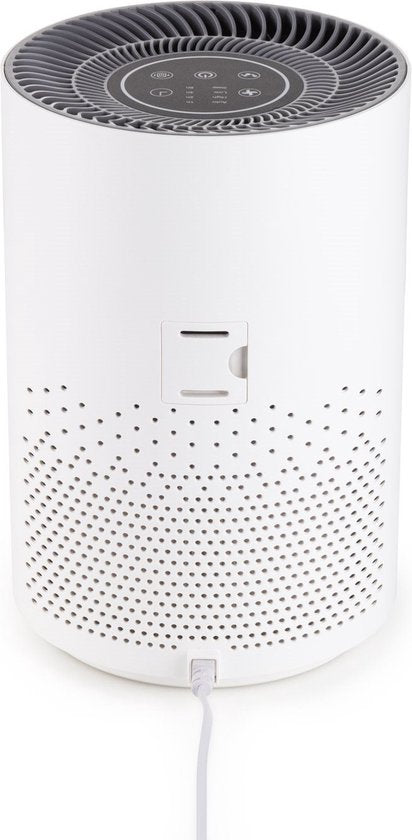 Vitapur Luchtreiniger - Air purifier - Luchtreiniger met HEPA filter - Ionisator met 360 graden flow - extreem stil met timer - wit