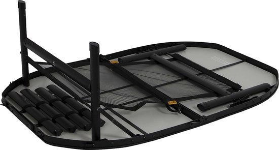 Bo-Camp - Industrial - Tafel - Northgate - Ovaal - Koffermodel - 120x80 cm