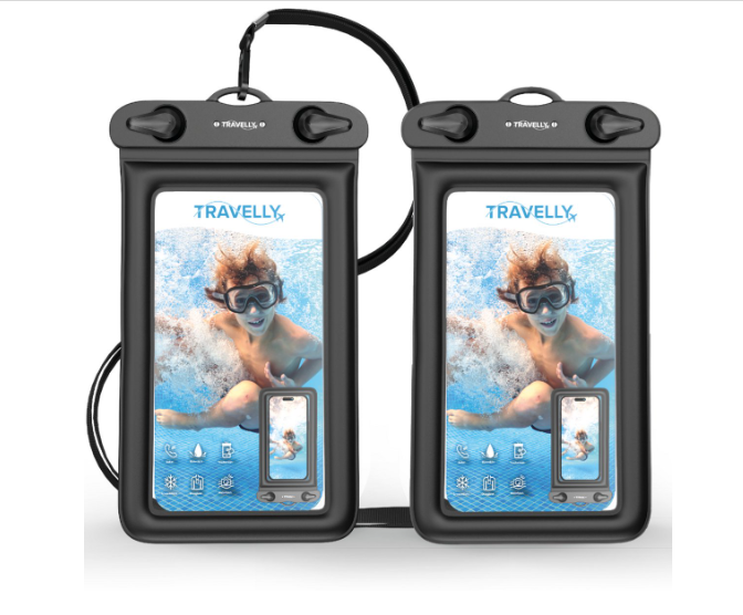 Travelly Waterdichte Telefoonhoesjes - Set van 2