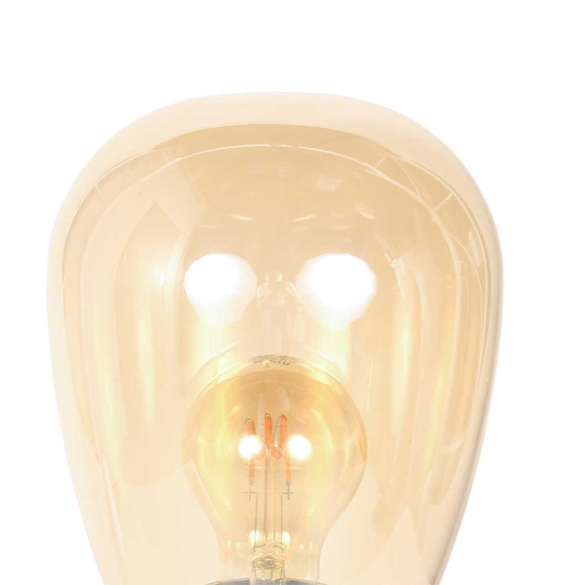 Steinhauer tafellamp Reflexion - amberkleurig - metaal - 15 cm - E27 fitting - 2682ME