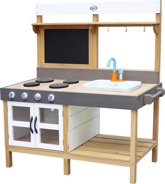AXI Rosa Zand & Water Speelkeuken Groot - Incl. 17 accessoires - Modder Keuken