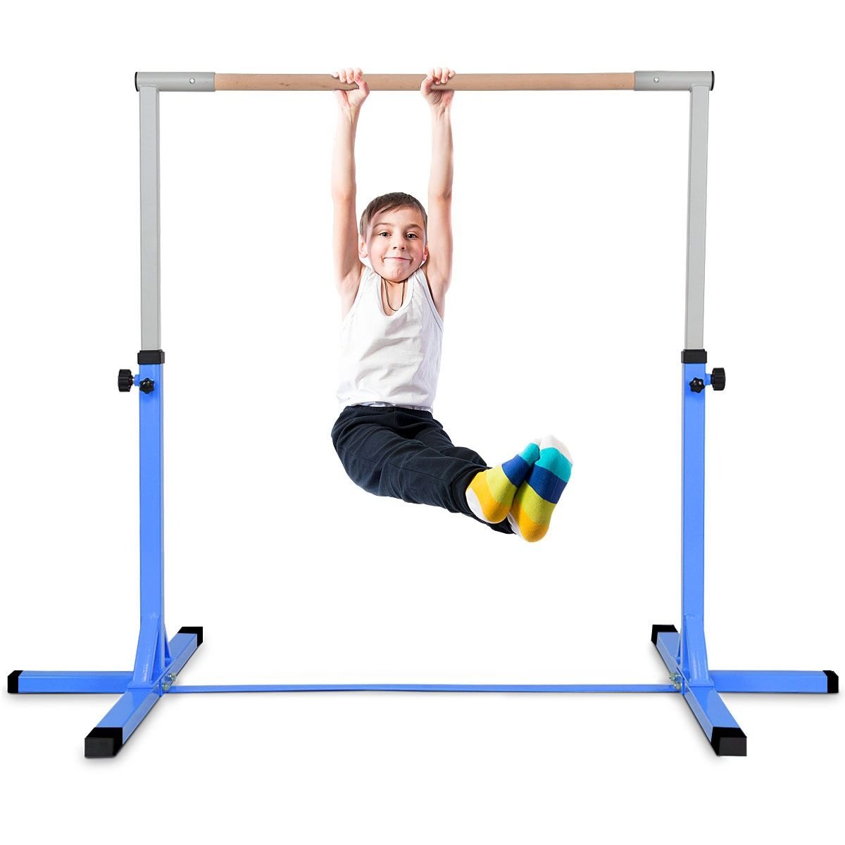 Coast Gymnastiek Rekstok in Hoogte Verstelbaar - 91-150cm - Blauw