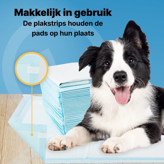 Jake and Jacky 240 Puppy Training Pads 60 x 90 cm - met Plakstrip - Zindelijkheidstraining Hond - Hondentoilet - Plasmatjes hond - Extra Groot