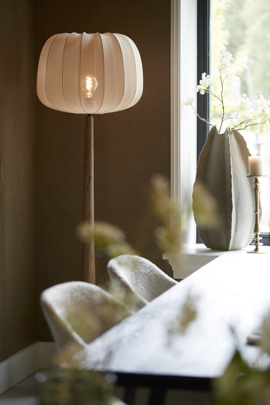 Light & Living - kap - Plumeria - beige - textiel - Ø 50cm - E27 - 2981627