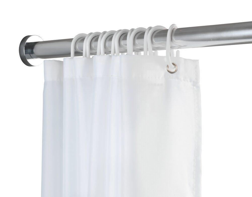 WENKO Luz Telescopische Douchestang Chroom - 70-115 cm - RVS