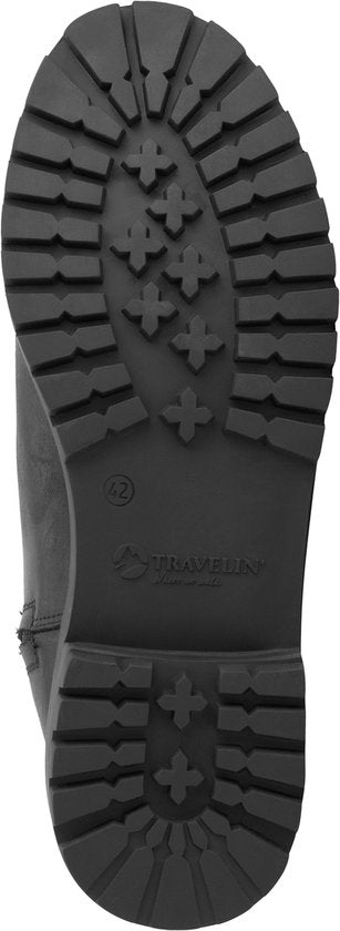 Travelin' Husby Heren - Laarzen - Wolgevoerd - Zwart - Maat 45