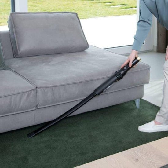 Livington Prime Everyday draadloze handstofzuiger zonder zak - Handstofzuiger met vermogen van 90 Watt - incl. 3 opzetstukken - zwart