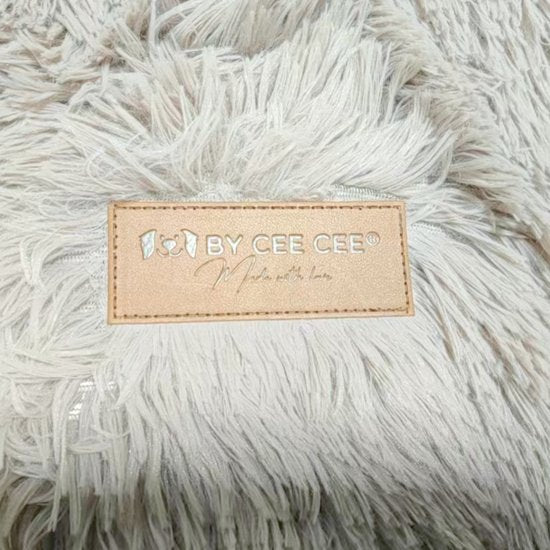 By Cee Cee – Hondendeken Voor Bank – 85 x 90 x 16 cm – Voorzien Van Volledig Afritsbare Hoes En Extra Stevige Zijranden – Voor Meubelbescherming – Beige Polyester