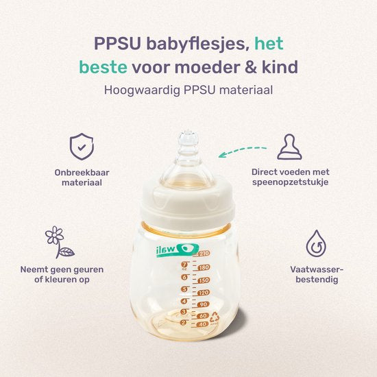 Qwali comfort flow Elektrische draadloze Borstkolf - BPA vrij - incl. 2 Melkflesjes -