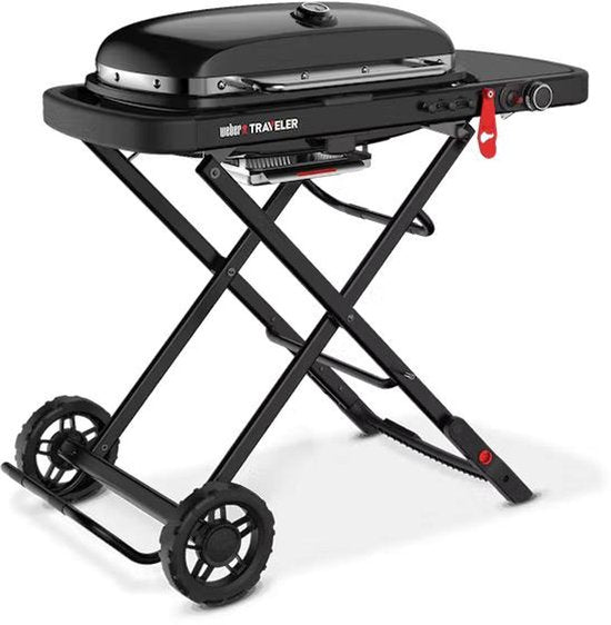 Weber Traveler-gasbarbecue Stealth-editie