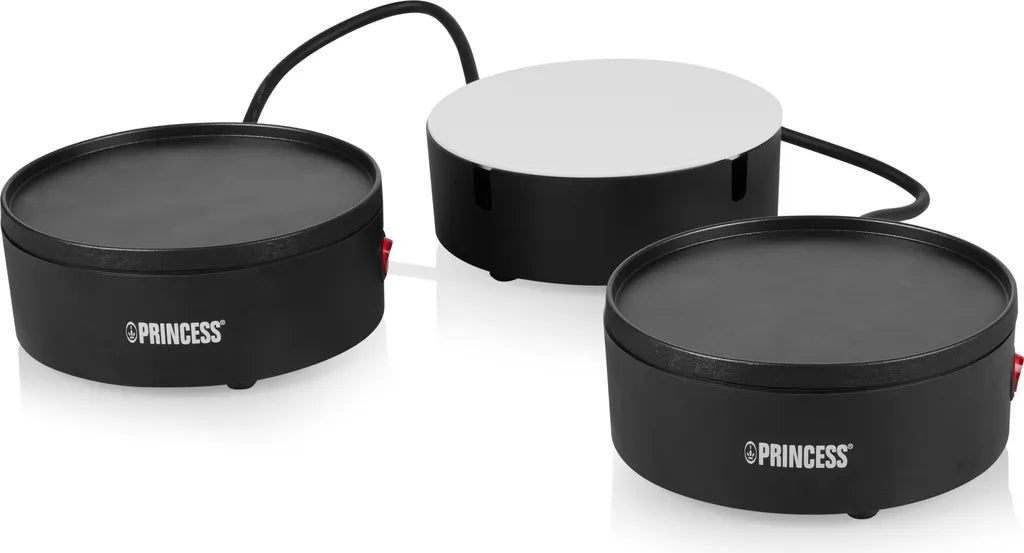 Princess Dinner Set You & Me – 2 Persoons Tafelgrill – 600 W – Met Serveerplaat