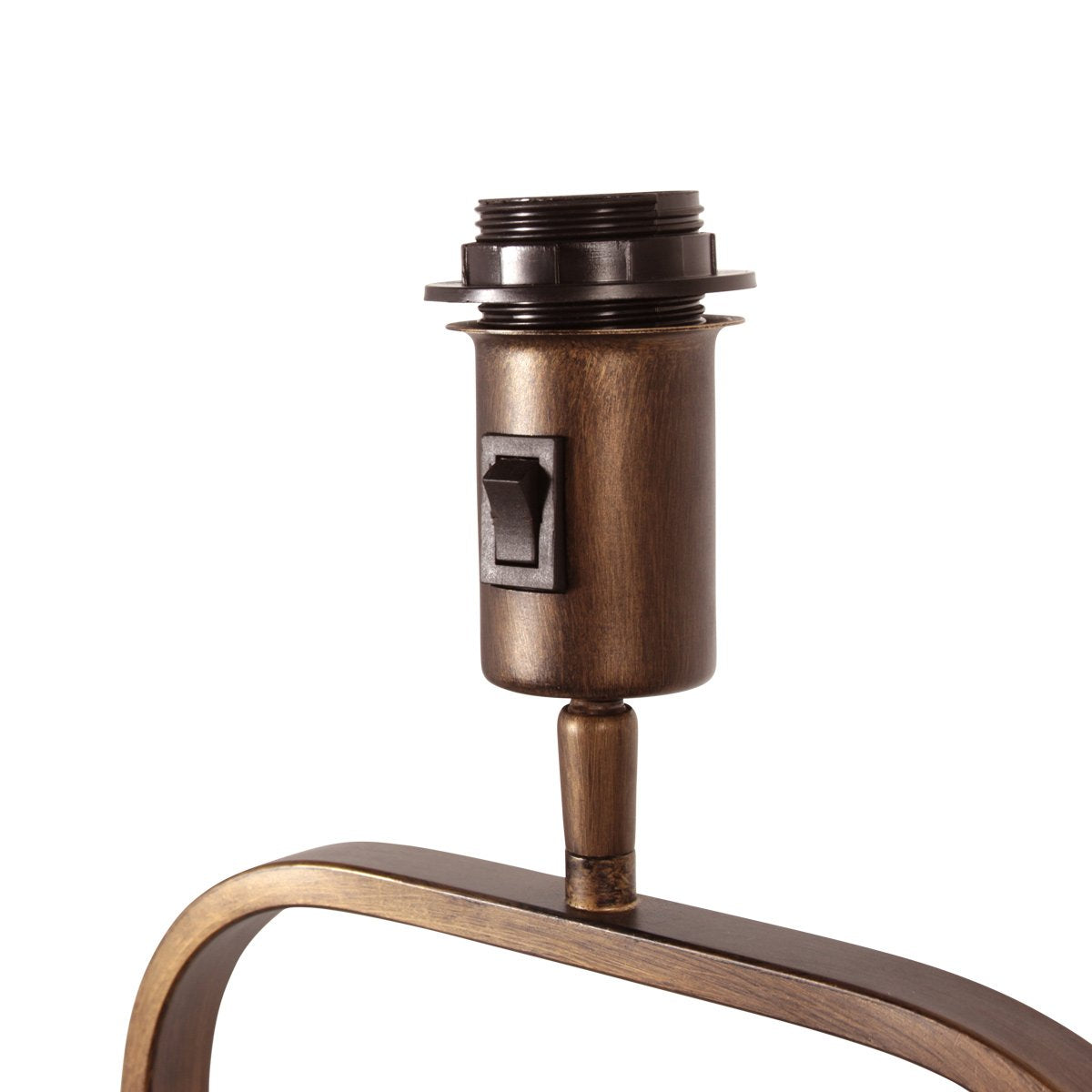 Bronzen Vloerlamp Stang 4740BR, klassieke metalen vloerlamp met kantelbare functie en afmeting 147 cm hoog, robuust ontwerp van Steinhauer