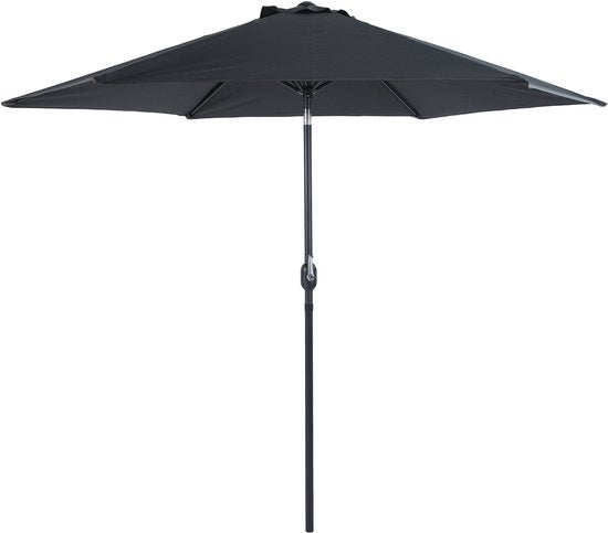 AXI Noor Stokparasol Ø 300cm Antraciet/grijs – Gepoedercoat frame - Kantelbaar