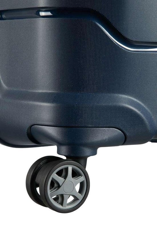 Samsonite Reiskoffer - Flux Spinner 68/25 Uitbreidbaar (Medium) Navy Blue